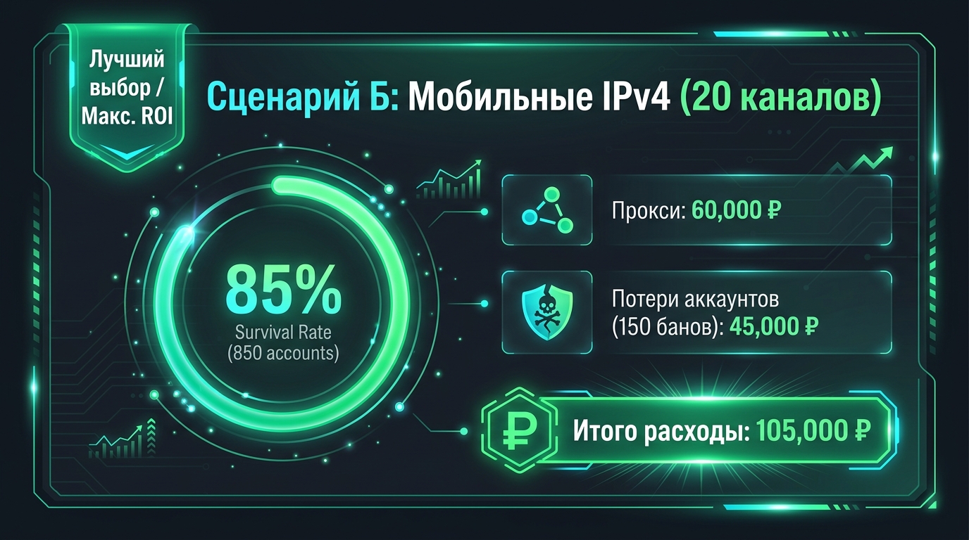 Сценарий В