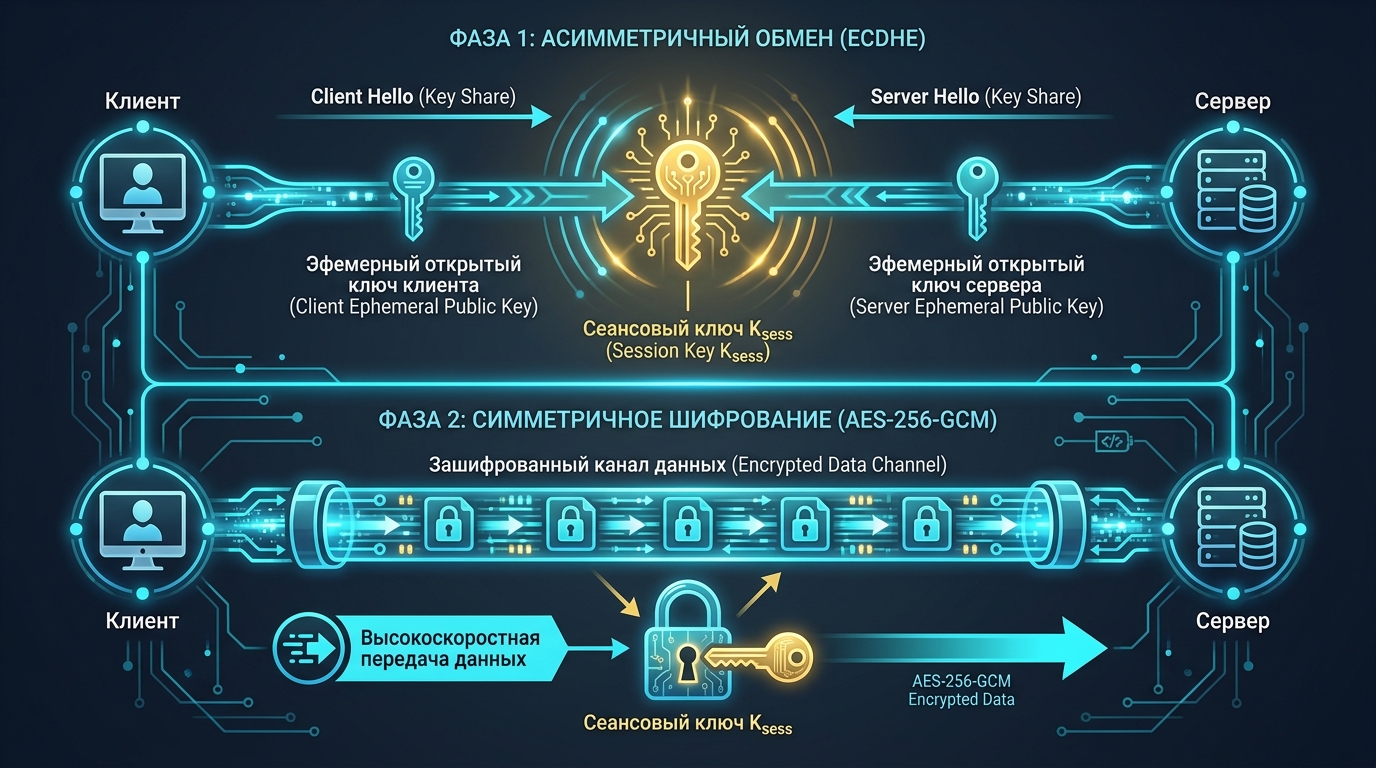 Принцип работы гибридной системы