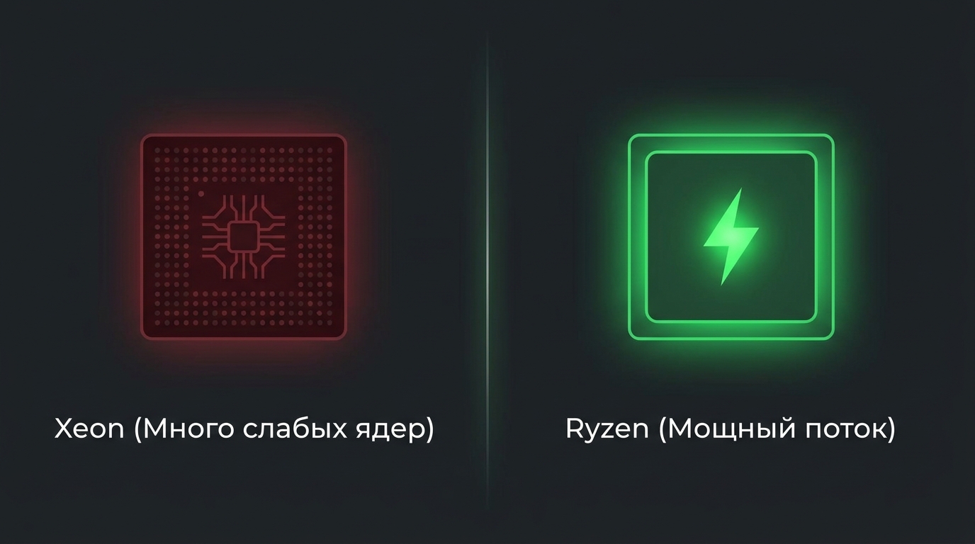 Сравнение серверов